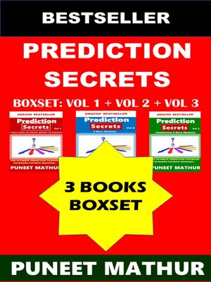 cover image of Prediction Secrets Boxset--Volume 1 Volume 2 Volume 3